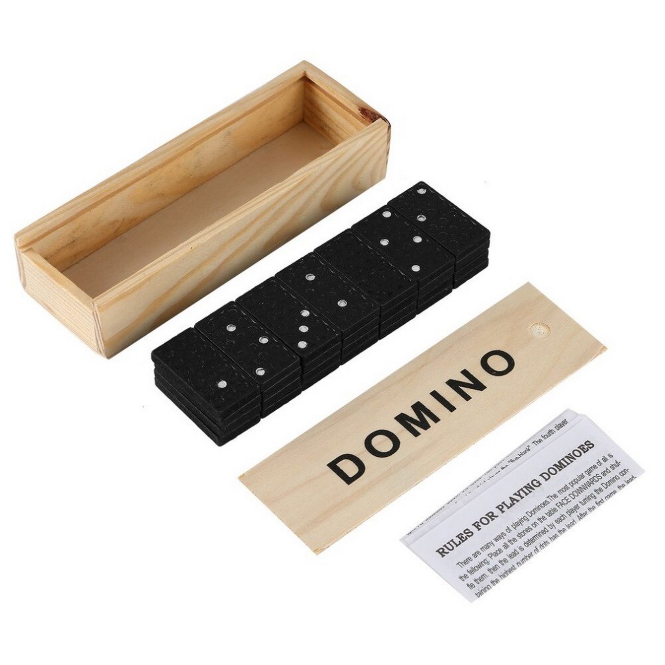 Domino Mini En Madera Juego De Mesa Entretenimiento